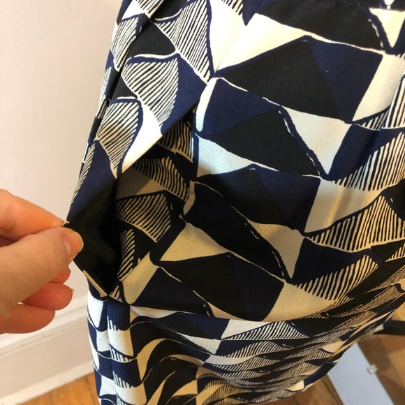 Madewell Silk Cami Dress in Triangle Trio Print - Picture 6 of 8